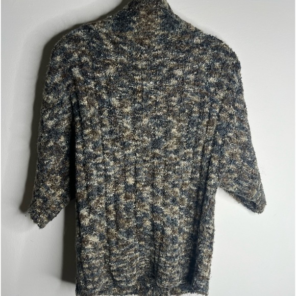 Nomadic Traders Button Front Chunky Cardigan Sweater Large Brown - Picture 4 of 9